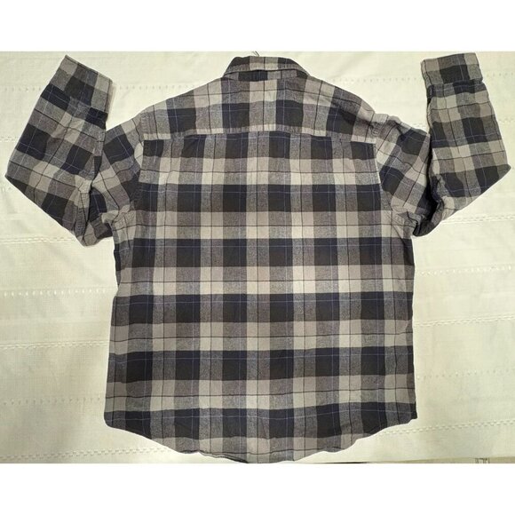 Pendleton Mens Button-Up Long Sleeve Plaid Flannel Shirt Gray/Black XL - Picture 8 of 10
